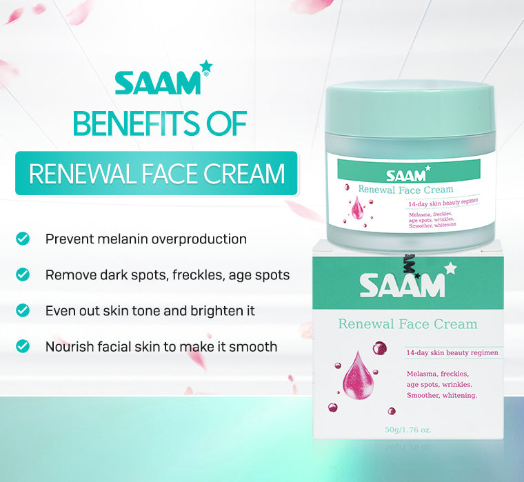Saam 50g Renewal Face Cream For Melasma And Freckles Treatment 50g