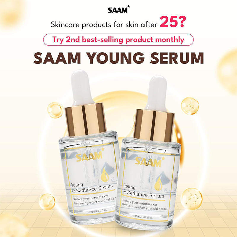 SAAM Young Serum Hyaluronic Acid, Face Serum for Anti-Aging, & Radiant Skin 30ml