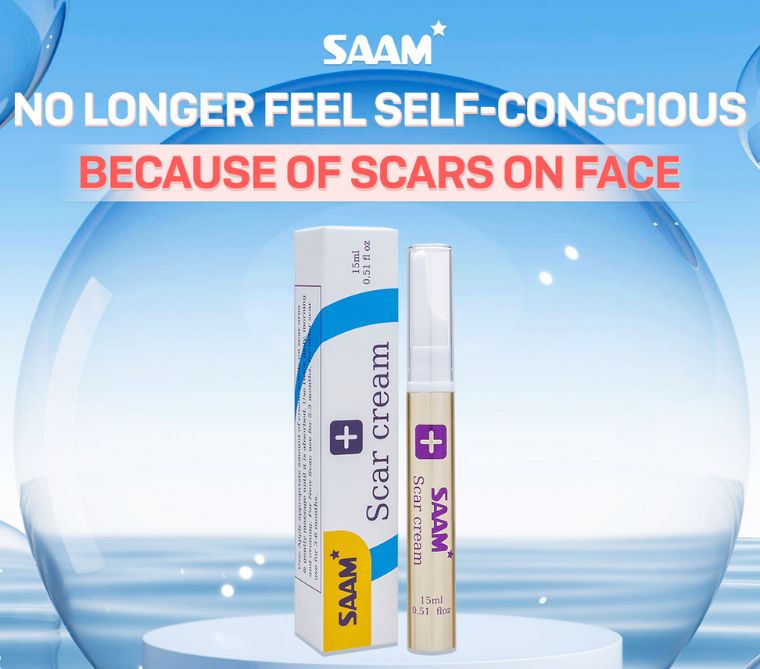 SAAM Scar Cream Fade Minor Scars & Achieve Even Skin Tone 15g