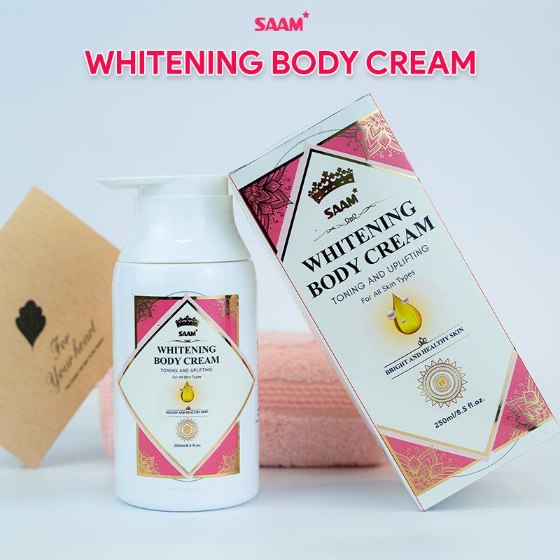 SAAM Whitening Body Cream for Radiant Body Skin 250ml